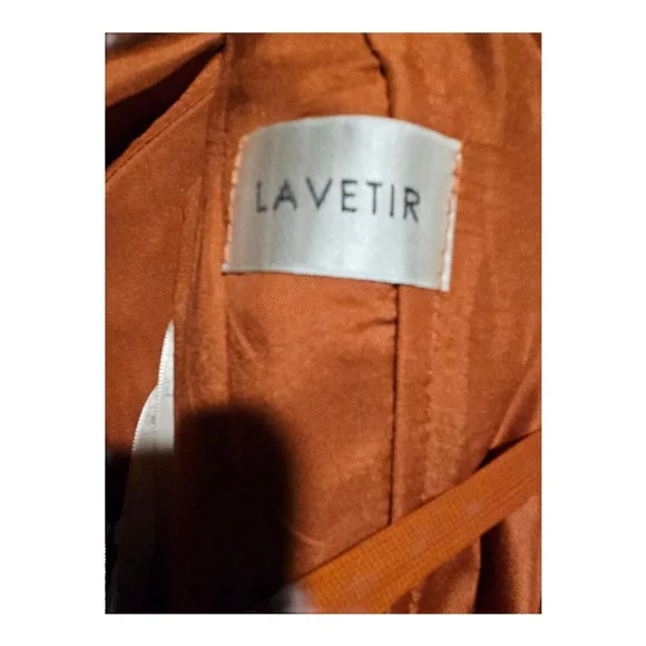 Lavetir Burnt Orange Maxi Dress Size 8 - Picture 7 of 11